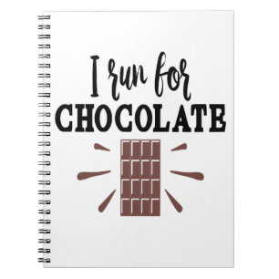 Funny Chocolate Lover Chocolate Feinschmecker Diät Notizblock