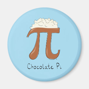 Funny Chocolate Pi Symbol Mathematiker Lehrer Magnet