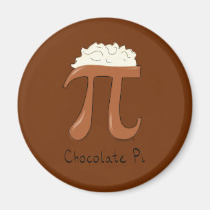 Funny Chocolate Pi Symbol Mathematiker Lehrer Magnet