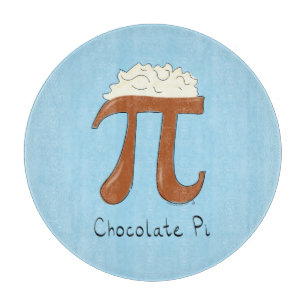 Funny Chocolate Pi Symbol Mathematiker Lehrer Schneidebrett