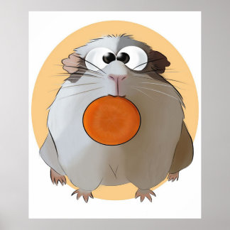 Funny Chouchou Die Guinea Schweinefilet Liebhaber Poster