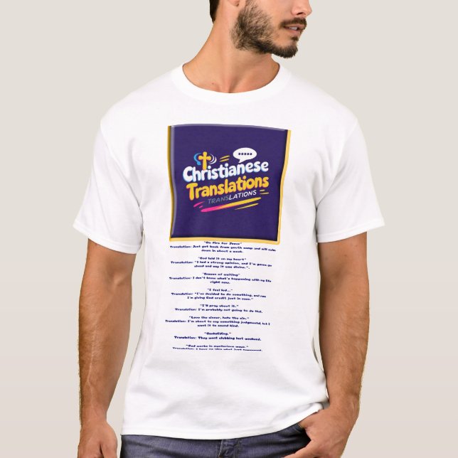 Funny Christian T-shirt (Vorderseite)