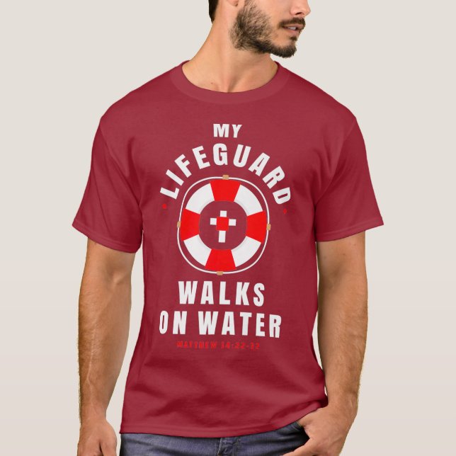 Funny Christlich Apparel - Rettungsschwimmer Spazi T-Shirt (Vorderseite)
