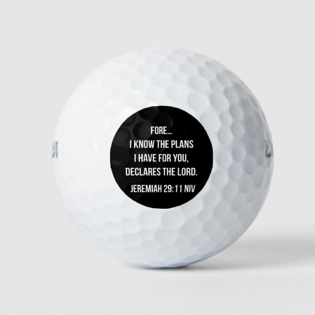 Funny Christlich Golf Ball zum Vater | Christliche (Vorderseite)