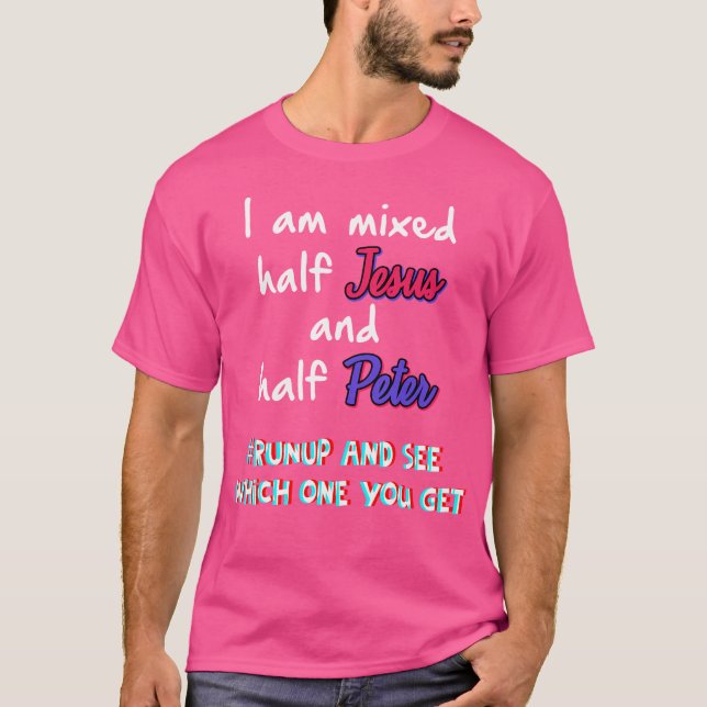 Funny Christlich Meme T-Shirt (Vorderseite)