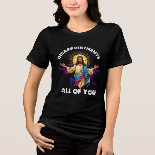 Funny Christlich T - Shirt | Jesus Meme (Vorderseite)