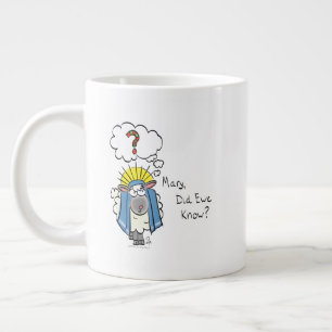 Funny Christlich Weihnachten Niedliche Schafe Cart Jumbo-Tasse