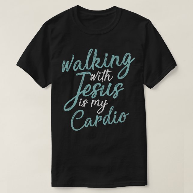Funny Christlich Workout dio Gift Jesus Christus b T-Shirt (Design vorne)