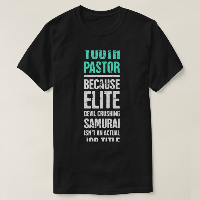 Funny Christlich Youth Pastor Definition T-Shirt (Design vorne)