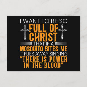 Funny Christlicher religiöser Diener Gottes treu Feiertagspostkarte