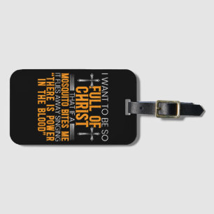 Funny Christlicher religiöser Diener Gottes treu Gepäckanhänger