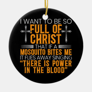 Funny Christlicher religiöser Diener Gottes treu Keramik Ornament