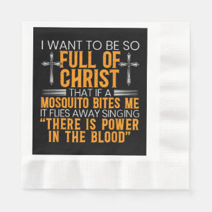 Funny Christlicher religiöser Diener Gottes treu Serviette
