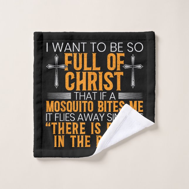 Funny Christlicher religiöser Diener Gottes treu Waschlappen (Waschlappen)