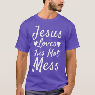 Funny Christliches Zitat für Mamas Jesus Lieben di T-Shirt