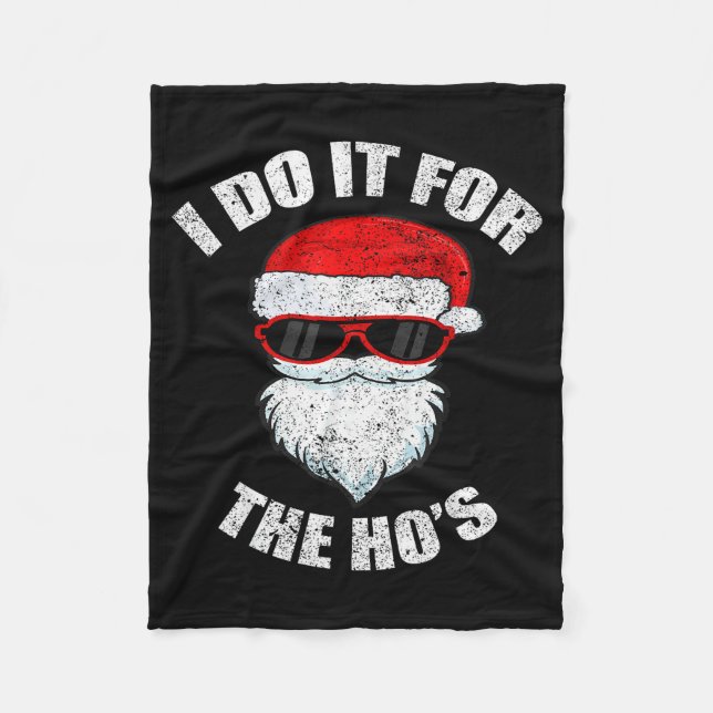 Funny Christmas Adult Naughty Dirty Pajama, Ho Pj, Fleecedecke (Vorderseite)