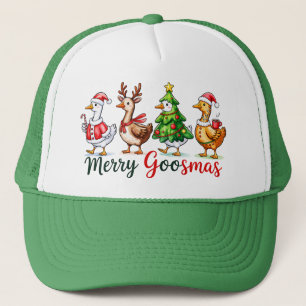 Funny Christmas Albern Gänse Truckerkappe