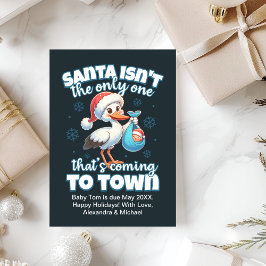 Funny Christmas Baby Pregnancy Ankündigung