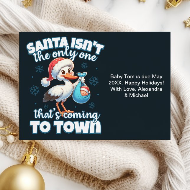 Funny Christmas Baby Pregnancy Ankündigung (Von Creator hochgeladen)