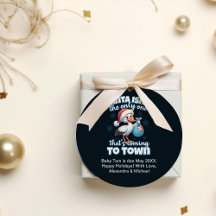 Funny Christmas Baby Pregnancy Ankündigung