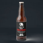 Funny Christmas Beer Labels Bierflaschenetikett<br><div class="desc">Funny Christmas Beer Labels. © Copyright HGIFY Store Only. All Rights Reserved.</div>