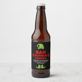 Funny Christmas Beer Labels Bierflaschenetikett