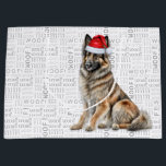 Funny Christmas Belgisch Tervuren Dog Lover Große Geschenktüte<br><div class="desc">Hundeliebhaber werden diese niedliche Weihnachtsgeschenktüte mit einem niedlichen belgischen Tervuren in roter Weihnachtsmannmütze genießen.</div>