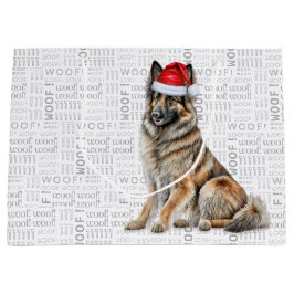 Funny Christmas Belgisch Tervuren Dog Lover Große Geschenktüte
