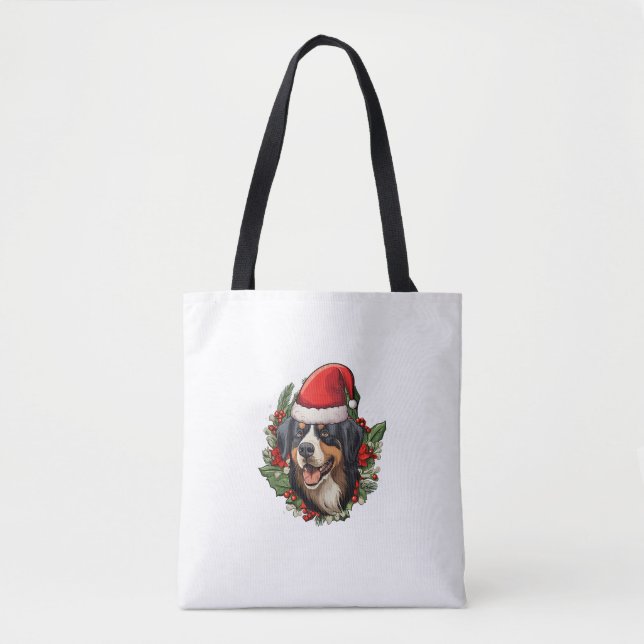 Funny Christmas Bernese Mountain Dog (Vorderseite)