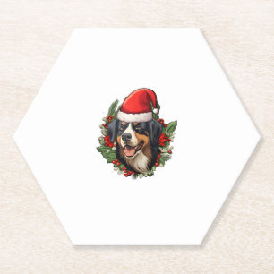 Funny Christmas Bernese Mountain Dog Untersetzer