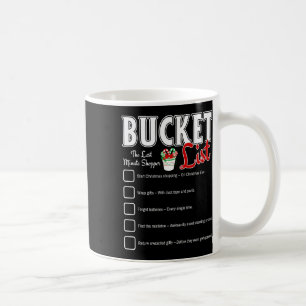 Funny Christmas Bucket List Design Xmas Holiday Hu Kaffeetasse