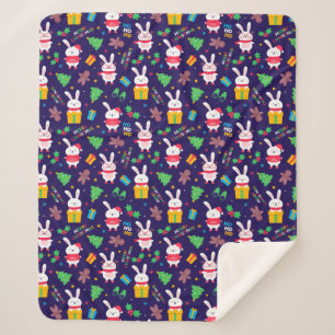 Funny Christmas Bunnies Sherpadecke