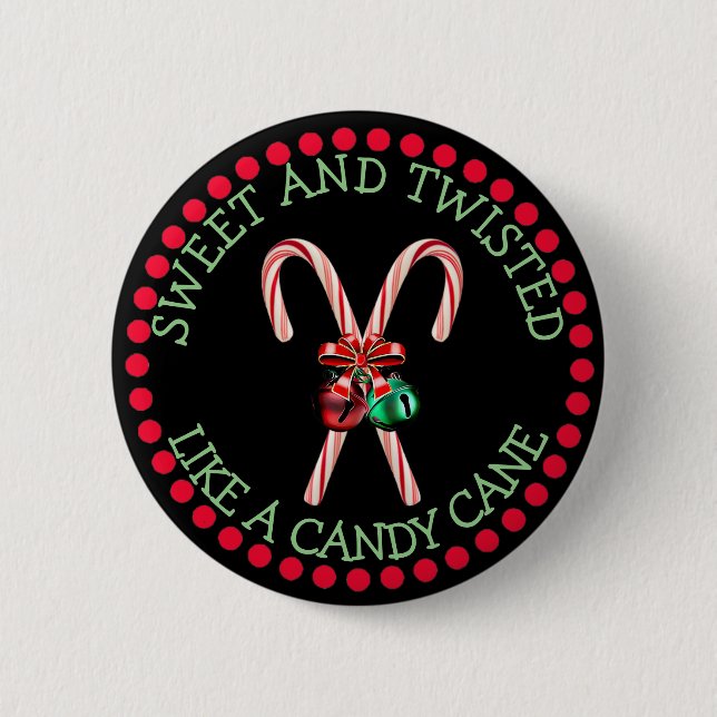 Funny Christmas Button (Vorderseite)