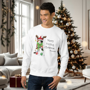 Funny Christmas Calico Cat Sweatshirt