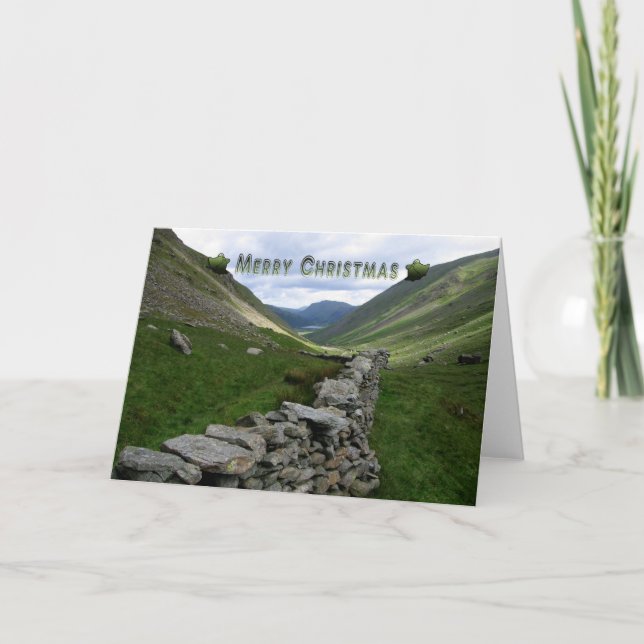 Funny Christmas Card Feiertagskarte (Vorderseite)