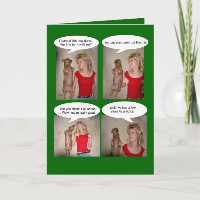 Funny Christmas Card Feiertagskarte (Vorderseite)
