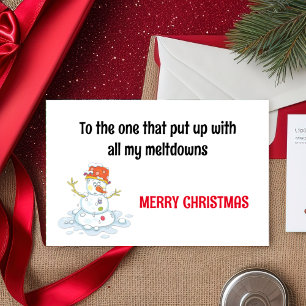Funny Christmas Card Feiertagskarte