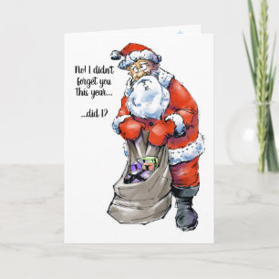 Funny Christmas Card Feiertagskarte