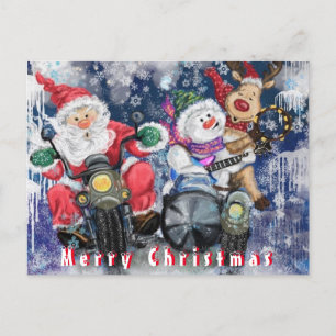 Funny Christmas Card mit Happy Christmas Friends Postkarte