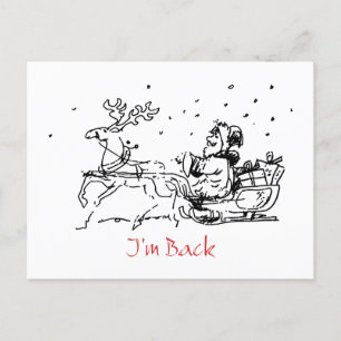 Funny Christmas Card Postkarte