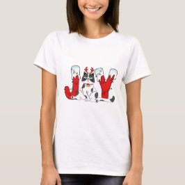 Funny Christmas Cat T-Shirt