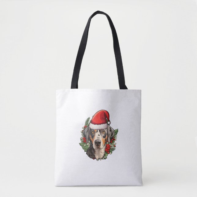 Funny Christmas Catahoula Leopard Dog (Vorderseite)