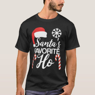 Funny Christmas Claus Familie Pajama Santas Favori T-Shirt