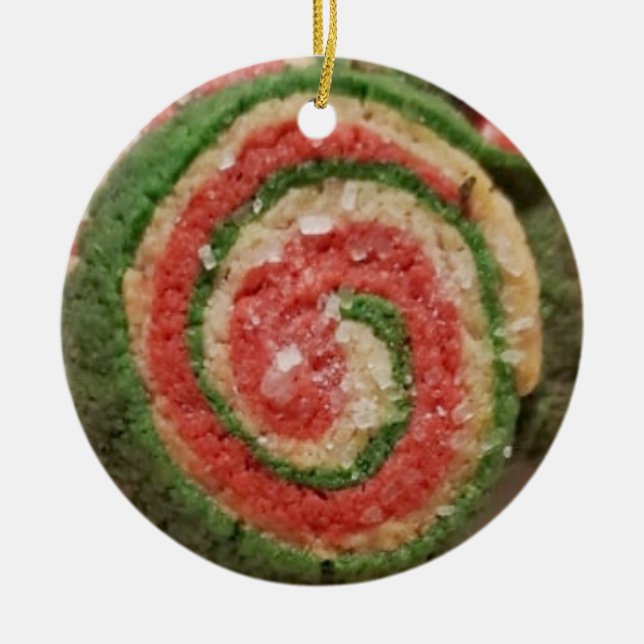 Funny Christmas Cookie Pun Romantisches Geschenk Keramik Ornament (Vorne)