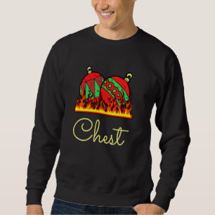 Funny Christmas Couples T-Shirts Brust Nuts Rösten