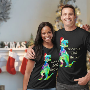 Funny Christmas Dinosaur T-Rex Zitat T-Shirt