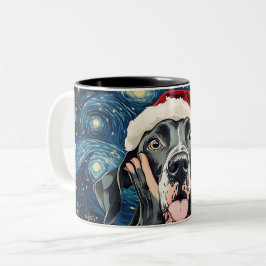 Funny Christmas dog Mugs Wird Merry Christmas Mug Zweifarbige Tasse