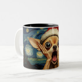 Funny Christmas dog Mugs Wird Merry Christmas Mug Zweifarbige Tasse
