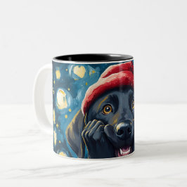 Funny Christmas dog Mugs Wird Merry Christmas Mug Zweifarbige Tasse