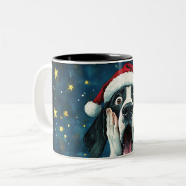 Funny Christmas dog Mugs Wird Merry Christmas Mug Zweifarbige Tasse